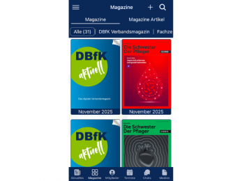 Die DBfK-App ist da! Dein Berufsverband auf dem Handy