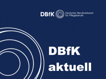 DBfK aktuell Titel dunkelblau