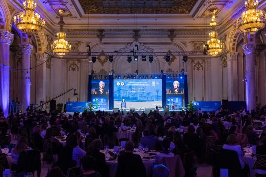 Eröffnung der Jubiläumsveranstaltung in Bukarest.