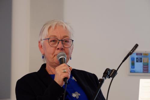 Susanne Herzog bei ihrem Abschied in Bielefeld.