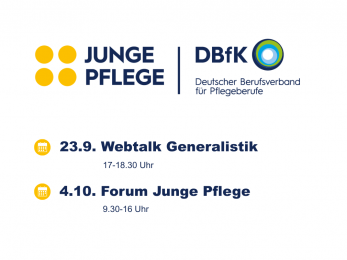 Junge Pflege Verstanstaltungen Forum und Webtalk