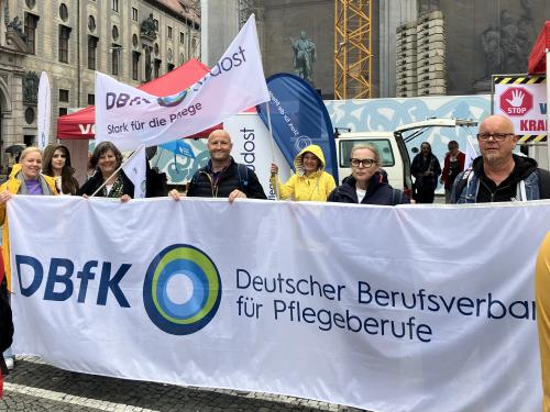 Demo in München.