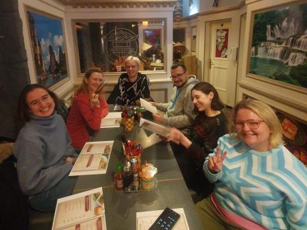 Junge Pflege in Klausur