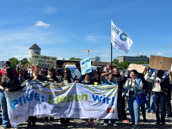Erst Diskussion, dann Flashmob – auf dem Bremer Pflegekongress wurde es politisch