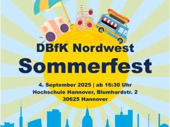 Pflegetag Niedersachsen mit anschließendem Sommerfest für DBfK-Mitglieder