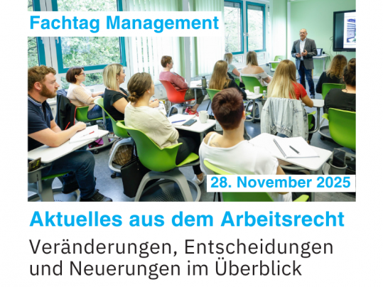 28. November 2025: „Aktuelles aus dem Arbeitsrecht“