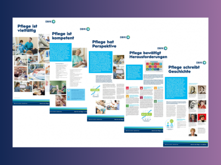 8-teilige Posterreihe &quot;Pflege - Bilder - Perspektiven: Berufe mit Menschen&quot;